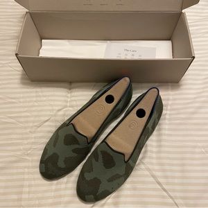 Rothy’s The Loafer in Olive Camo
